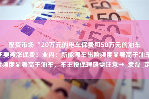配资市场 “20万元的电车保费和50万元的油车差不多”，有车主没出险还要被涨保费！业内：新能源车出险频度显著高于油车，车主投保理赔需注意→_袁磊_定价_逻辑