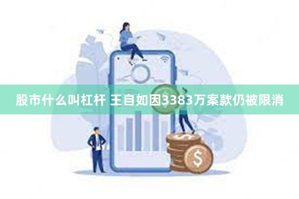 股市什么叫杠杆 王自如因3383万案款仍被限消