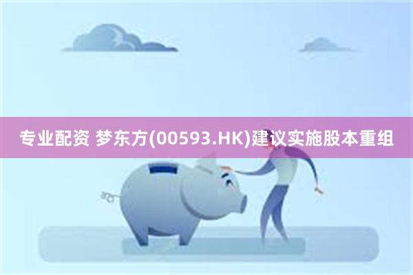 专业配资 梦东方(00593.HK)建议实施股本重组